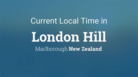Time in New Zealand and London.